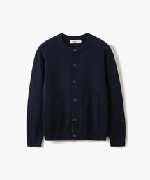 ソフトベーシックラウンドカーディガンネイビー COOSCD020NAVY