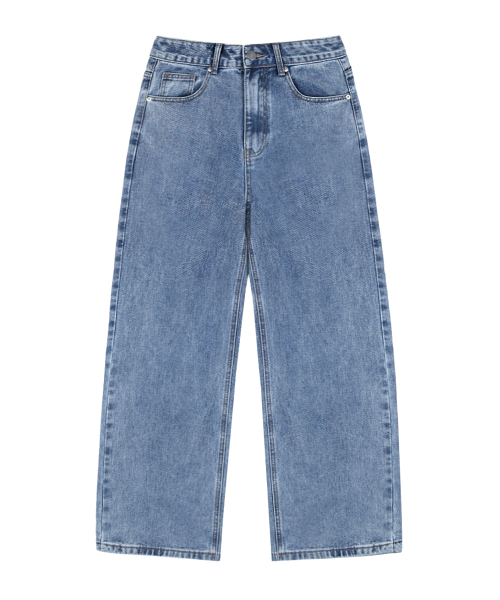 RANDOMOFF（ランダムオフ）の「BTB : THE BEGINNING JEANS [BLUE CORE]（デニムパンツ・レディース・ライトブルー・LARGE/X-SMALL/SMALL/MEDIUM）」の3枚目の写真