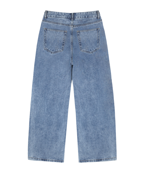 RANDOMOFF（ランダムオフ）の「BTB : THE BEGINNING JEANS [BLUE CORE]（デニムパンツ・レディース・ライトブルー・LARGE/X-SMALL/SMALL/MEDIUM）」の4枚目の写真