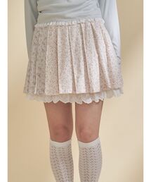 merry jenny | flowerアソートプリーツミニスカート(スカート)