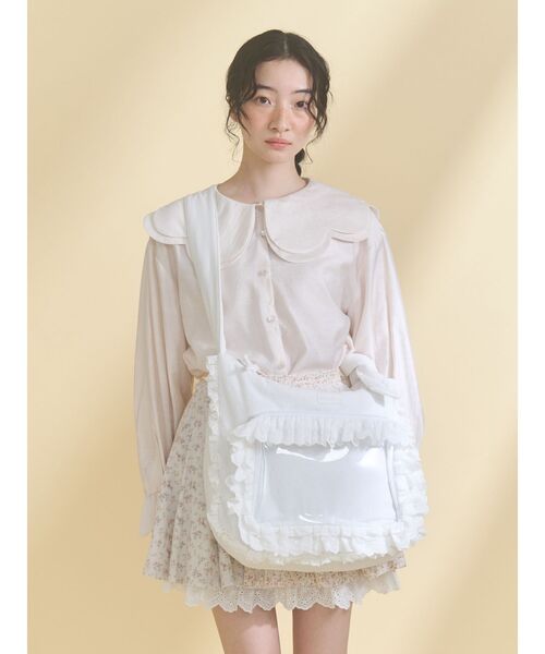 merry jenny(メリージェニー)の「flowerアソートプリーツミニスカート(スカート・レディース・ブルー/ピンク・FREE)」の10枚目の写真