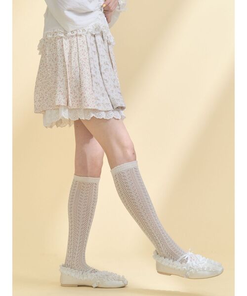 merry jenny(メリージェニー)の「flowerアソートプリーツミニスカート(スカート・レディース・ブルー/ピンク・FREE)」の16枚目の写真