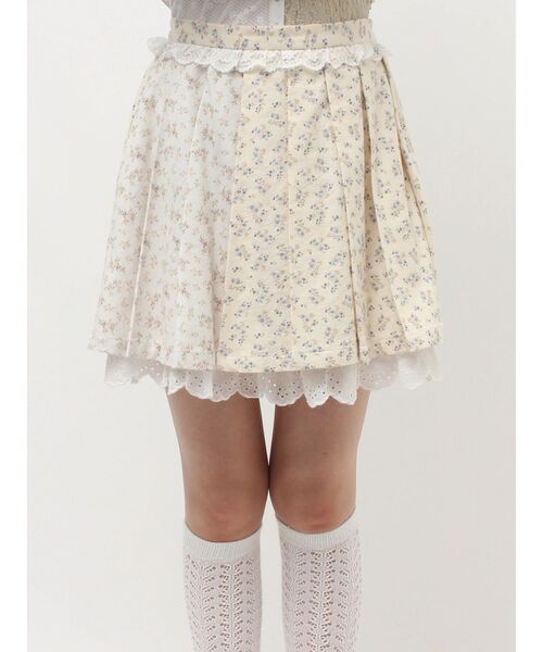 merry jenny(メリージェニー)の「flowerアソートプリーツミニスカート(スカート・レディース・ブルー/ピンク・FREE)」の20枚目の写真