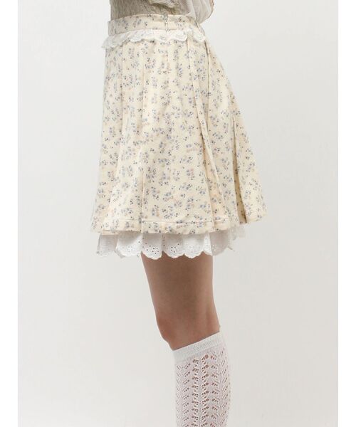 merry jenny(メリージェニー)の「flowerアソートプリーツミニスカート(スカート・レディース・ブルー/ピンク・FREE)」の21枚目の写真