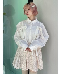 flowerアソートプリーツミニスカート