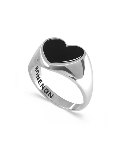 NONENON(ノンノン)の「BLACK LOVE RNG SILVER925(リング・レディース・その他・SMALL/MEDIUM/LARGE)」の3枚目の写真