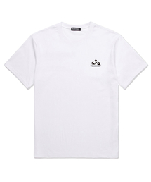 パンダ オーバーサイズ 半袖Tシャツ (VS0041) ホワイト