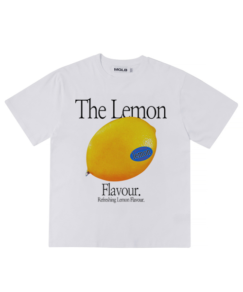 MATCHGLOBE(マッチグローブ)の「カラー レモン オーバーサイズ Tシャツ (ホワイト)(Tシャツ/カットソー・レディース・その他・FREE)」の6枚目の写真