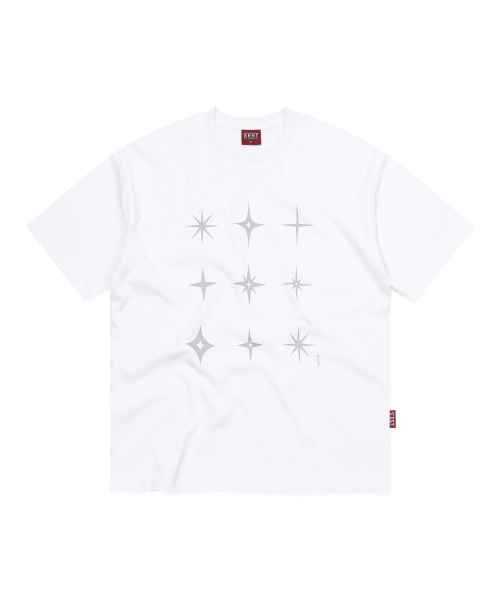 S'EST(エスイーエスティー)の「Starlight T-shirts White(Tシャツ/カットソー・メンズ・ホワイト・SMALL/MEDIUM/LARGE/X-LARGE)」の1枚目の写真