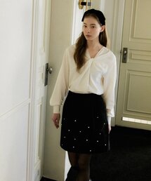 PEARL TWEED SK_BLACK