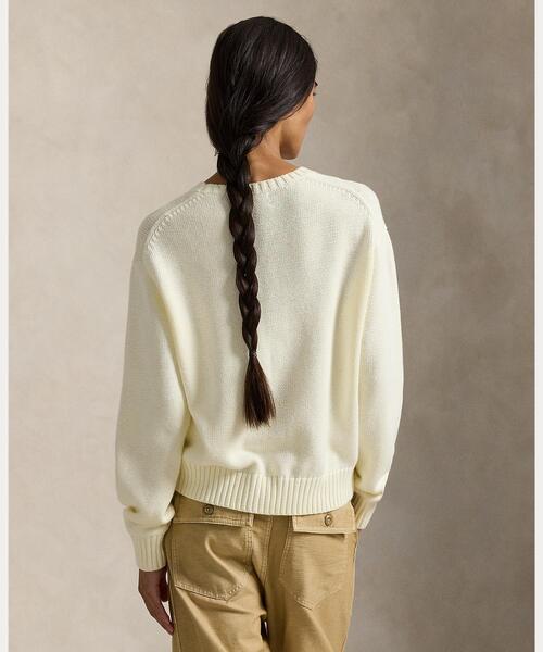 Polo ベア コットン クルーネック セーター（ニット/セーター）｜POLO