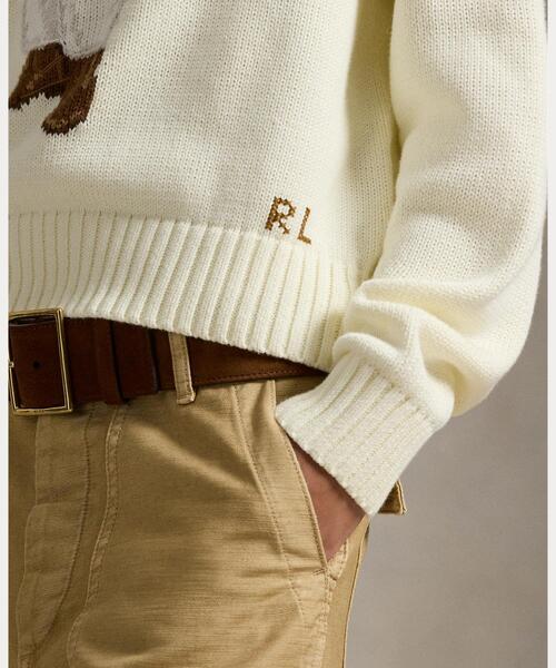 Polo ベア コットン クルーネック セーター（ニット/セーター）｜POLO