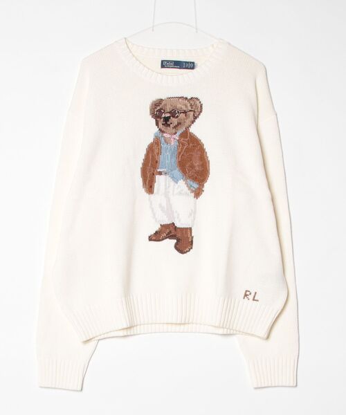 Polo ベア コットン クルーネック セーター WMPOSWENC021103 Polo ベア コットン クルーネック セーター