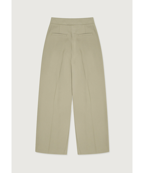 EBRE(エブレ)の「ソフトツーピンタックスラックス(スラックス・レディース・ベージュ・SMALL/MEDIUM)」の3枚目の写真