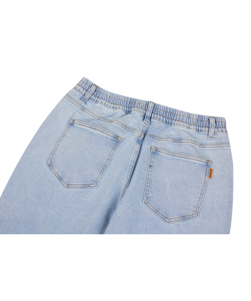 PHILIPPAKER(フィリップペイカー)の「ブルーベースベーシックテーパードバンディングデニムライトブルー(デニムパンツ・メンズ・その他・SMALL/MEDIUM/LARGE/X-LARGE)」の8枚目の写真