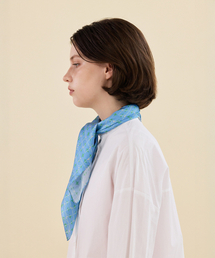 2DREAMERS（2ドリーマーズ）の「Ocean Grid Silk Scarf（バンダナ/スカーフ）」