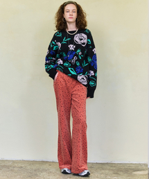 DEWEDEWE（デュイデュイ）の「Flower Corduroy Pants_Pink（その他パンツ・レディース）」