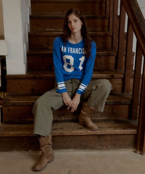 STUDIO&PARC(スタジオアンドパルク)の「San Francisco T-Shirt_Blue(Tシャツ/カットソー・レディース・ブルー・FREE)」の3枚目の写真