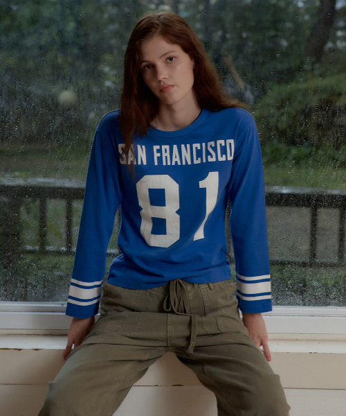 STUDIO&PARC(スタジオアンドパルク)の「San Francisco T-Shirt_Blue(Tシャツ/カットソー・レディース・ブルー・FREE)」の5枚目の写真