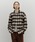 MARITHE + FRANCOIS GIRBAUD�i�}���e�t�����\���W���{�[�j�́uCLASSIC LOGO OVERSIZED FLANNEL CHECK SHIRT JACKET�i�u���]���j�v�bBeige