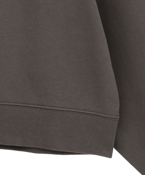 CONVERSE TOKYO（コンバーストウキョウ）の「LOGO PRINT SHORT SWEAT（スウェット・レディース・オフホワイト/杢グレー/ミント/チャコールグレー・FREE）」の18枚目の写真