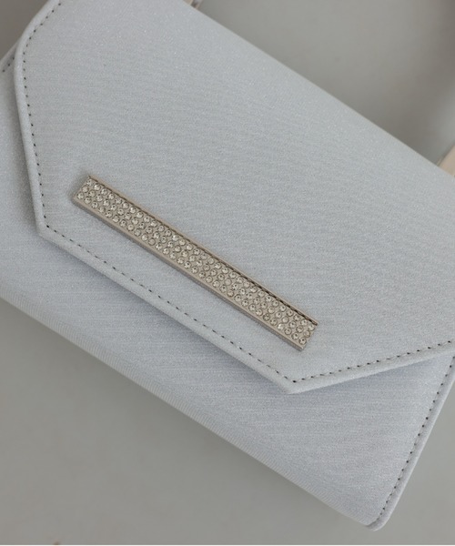 Cupid Heart（キューピッドハート）の「【Cupid Heart】結婚式用！ラメハンドbag（ハンドバッグ・レディース・ブラック/シルバー/ベージュ・MEDIUM）」の14枚目の写真