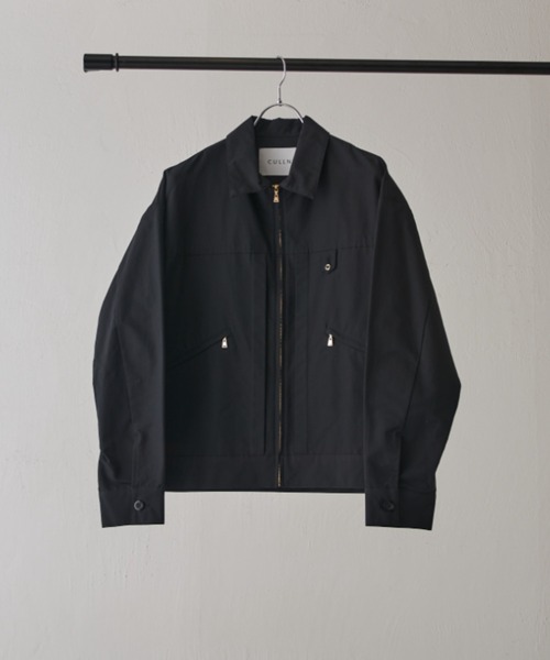 CULLNI（クルニ）の「【CULLNI exclusive for Lui's】衿付きZIPブルゾン（ブルゾン・メンズ・ネイビー/ブラック・1/2）」の4枚目の写真