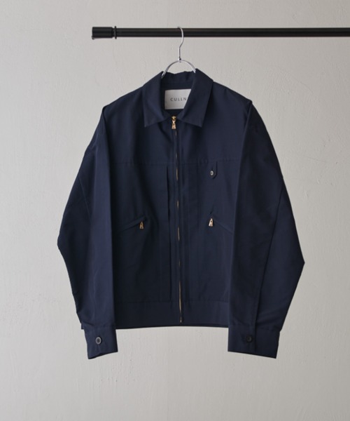 CULLNI（クルニ）の「【CULLNI exclusive for Lui's】衿付きZIPブルゾン（ブルゾン・メンズ・ネイビー/ブラック・1/2）」の7枚目の写真