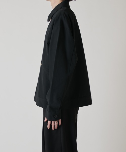 CULLNI(クルニ)の「【CULLNI exclusive for Lui's】衿付きZIPブルゾン(ブルゾン・メンズ・ネイビー/ブラック・1/2)」の15枚目の写真