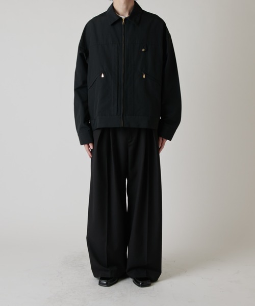 CULLNI(クルニ)の「【CULLNI exclusive for Lui's】衿付きZIPブルゾン(ブルゾン・メンズ・ネイビー/ブラック・1/2)」の17枚目の写真