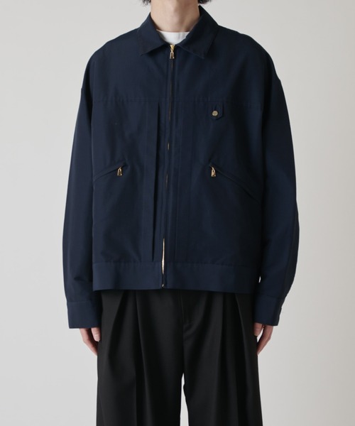 CULLNI(クルニ)の「【CULLNI exclusive for Lui's】衿付きZIPブルゾン(ブルゾン・メンズ・ネイビー/ブラック・1/2)」の20枚目の写真