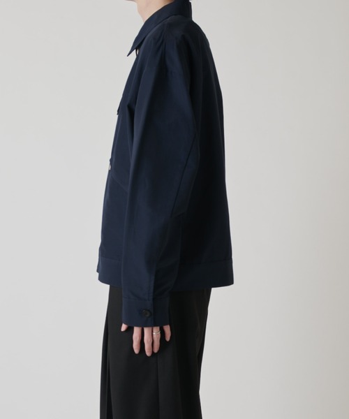 CULLNI(クルニ)の「【CULLNI exclusive for Lui's】衿付きZIPブルゾン(ブルゾン・メンズ・ネイビー/ブラック・1/2)」の21枚目の写真