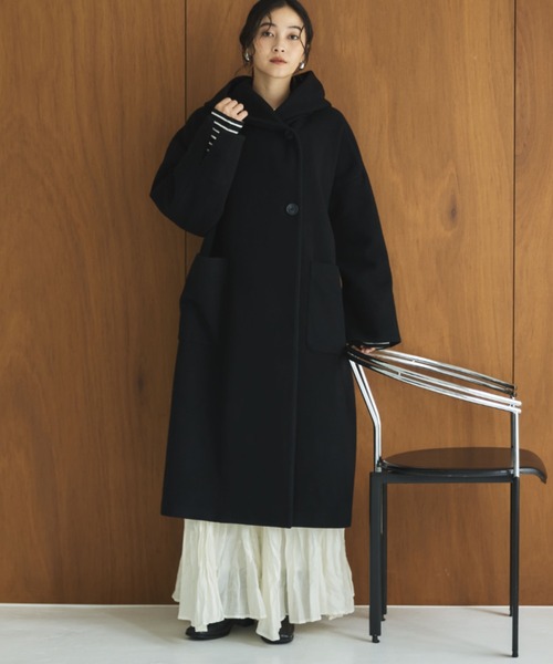 セール】フードガウンロングコート（その他アウター）｜DOUX ARCHIVES