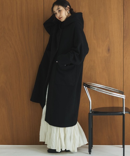【NEW】ドゥ アルシーヴ（Doux archives）/フードガウンロングコート セール】フードガウンロングコート（その他アウター）｜DOUX ARCHIVES