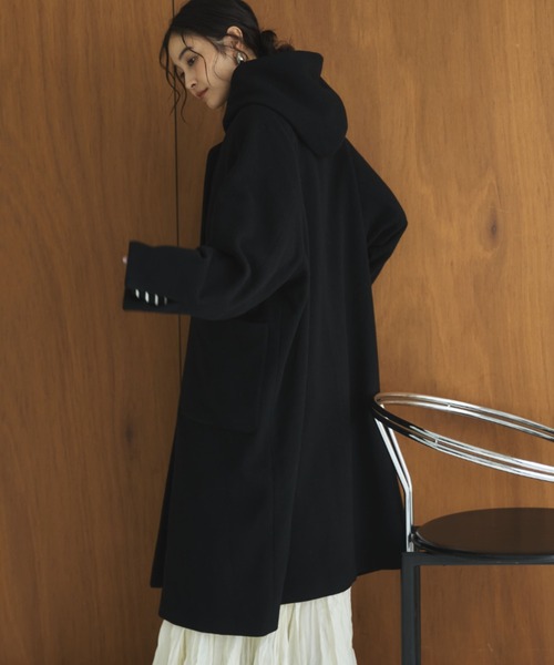 セール】フードガウンロングコート（その他アウター）｜DOUX ARCHIVES