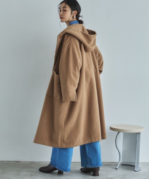 セール】フードガウンロングコート（その他アウター）｜DOUX ARCHIVES
