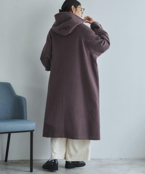 【NEW】ドゥ アルシーヴ（Doux archives）/フードガウンロングコート セール】フードガウンロングコート（その他アウター）｜DOUX ARCHIVES