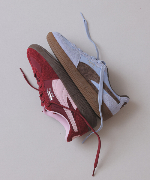 PUMA（プーマ）の「PUMA/プーマ SLOBE別注 パレルモ（スニーカー・レディース・サックスブルー/ボルドー・24cm/23.5cm/23cm/22.5cm/25cm/24.5cm）」の6枚目の写真