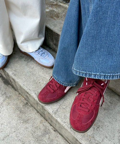 PUMA（プーマ）の「PUMA/プーマ SLOBE別注 パレルモ（スニーカー・レディース・サックスブルー/ボルドー・24cm/23.5cm/23cm/22.5cm/25cm/24.5cm）」の9枚目の写真
