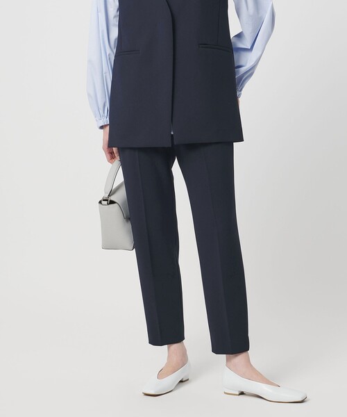 UNITED ARROWS（ユナイテッドアローズ）の「ダブルクロス スリムパンツ ‐ストレッチ ウォッシャブル‐（スラックス・レディース・ネイビー/ダークグレー・40/38/36/34）」の11枚目の写真