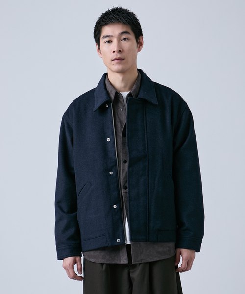 RED KAP(レッドキャップ)の「RED KAP別注 ウールライクブルゾン(その他アウター・メンズ・ネイビー/ブラック/ベージュ・MEDIUM/LARGE)」の3枚目の写真