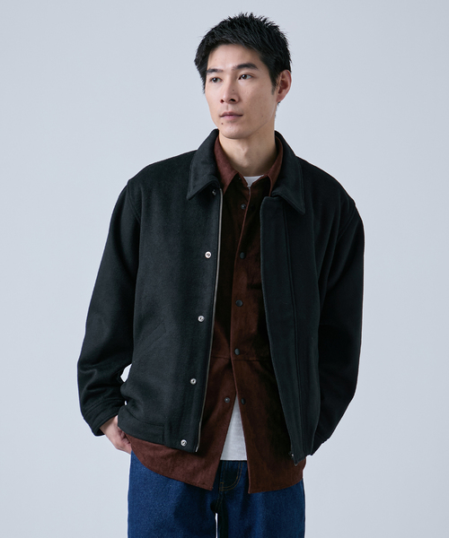 RED KAP(レッドキャップ)の「RED KAP別注 ウールライクブルゾン(その他アウター・メンズ・ネイビー/ブラック/ベージュ・MEDIUM/LARGE)」の5枚目の写真