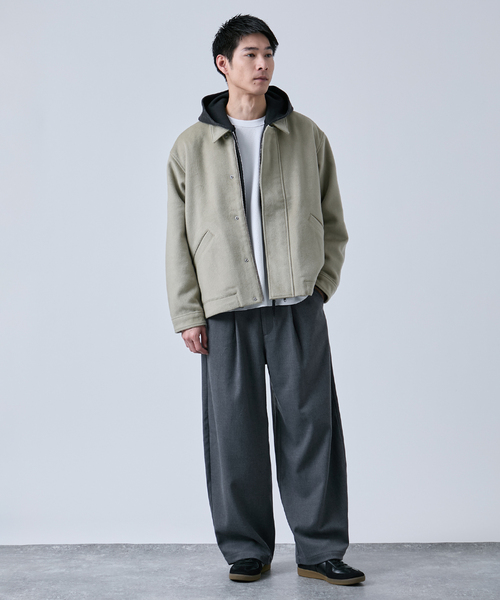 RED KAP(レッドキャップ)の「RED KAP別注 ウールライクブルゾン(その他アウター・メンズ・ネイビー/ブラック/ベージュ・MEDIUM/LARGE)」の8枚目の写真