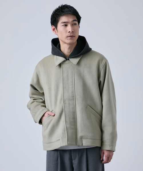 RED KAP(レッドキャップ)の「RED KAP別注 ウールライクブルゾン(その他アウター・メンズ・ネイビー/ブラック/ベージュ・MEDIUM/LARGE)」の9枚目の写真