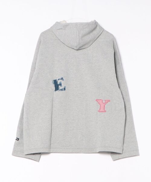 Little sunny bite（リトルサニーバイト）の「【RS】【Little Sunny Bite】alphabet hoodie（パーカー・レディース・グレー/ホワイト/ブラック・SMALL/MEDIUM）」の4枚目の写真