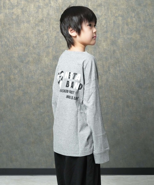 NESTA(ネスタ)の「【NESTA/ネスタ】オーバーサイズ BIG ロンT(Tシャツ/カットソー・キッズ・グレー系その他/ブラック/杢グレー/ブラック系その他/オフホワイト/ホワイト系その他/チャコール/グレー系その他2・160/150/140/130/120/110)」の19枚目の写真