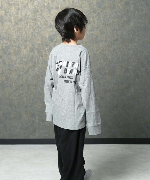 NESTA(ネスタ)の「【NESTA/ネスタ】オーバーサイズ BIG ロンT(Tシャツ/カットソー・キッズ・グレー系その他/ブラック/杢グレー/ブラック系その他/オフホワイト/ホワイト系その他/チャコール/グレー系その他2・160/150/140/130/120/110)」の21枚目の写真