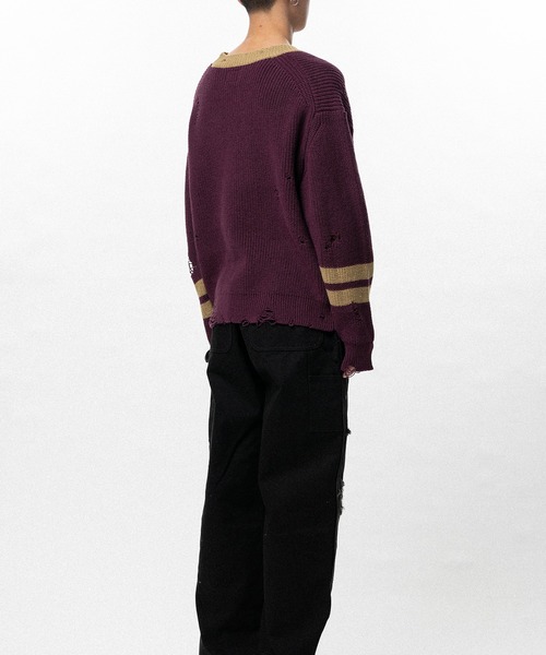 KAMIYA（カミヤ）の「School V-neck Sweater（ニット/セーター・メンズ・ブラック・M/S）」の13枚目の写真