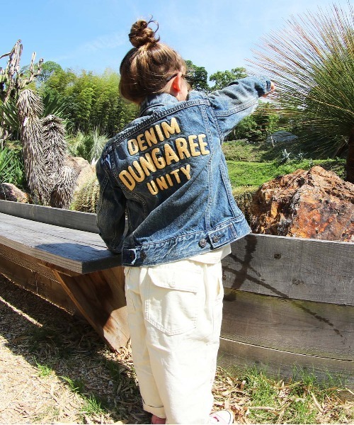 DENIM DUNGAREE(デニムダンガリー)の「Military Backsatin Scribble Pants(その他パンツ・キッズ・オフホワイト・115/105/125)」の7枚目の写真