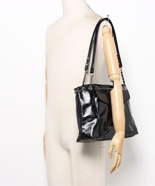 MASHIRO（マシロ）の「【MASHIRO】チェーンミックスショルダーバッグ(MA/EK485)（ショルダーバッグ・レディース・レッド/ブラック/ホワイト・FREE）」の20枚目の写真